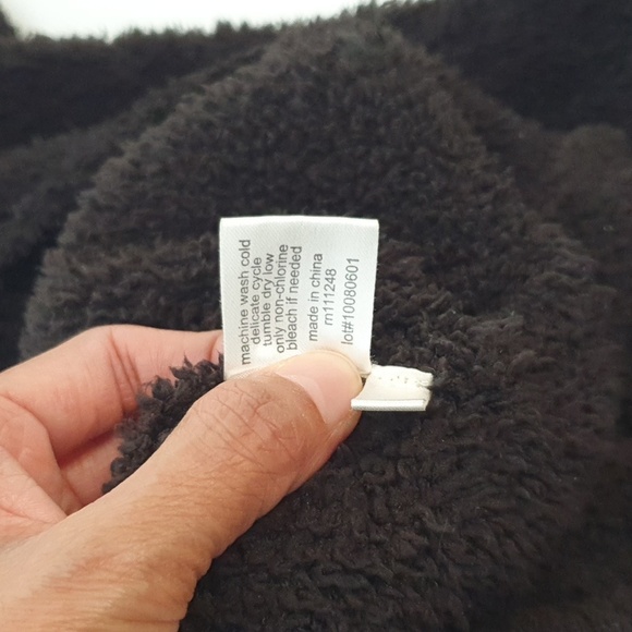 Barefoot Dreams CozyChic Relaxed Hoodie Fuzzy Jacket - Picture 6 of 10